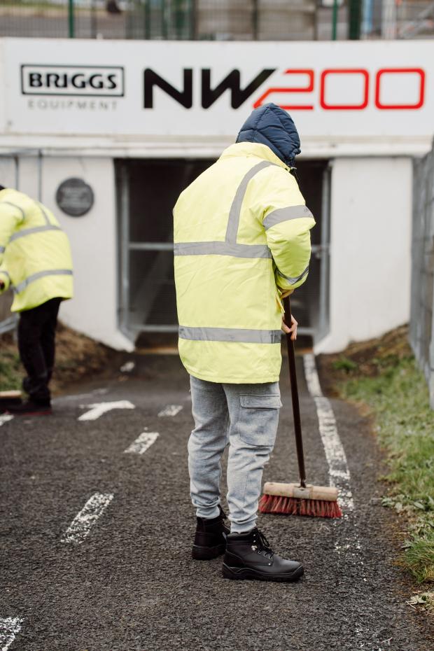 Probation is providing Community Service support for the Briggs Equipment North West 200