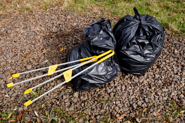 Community service cut, cleared, and cleaned the entrance area to Crossdernott Bog